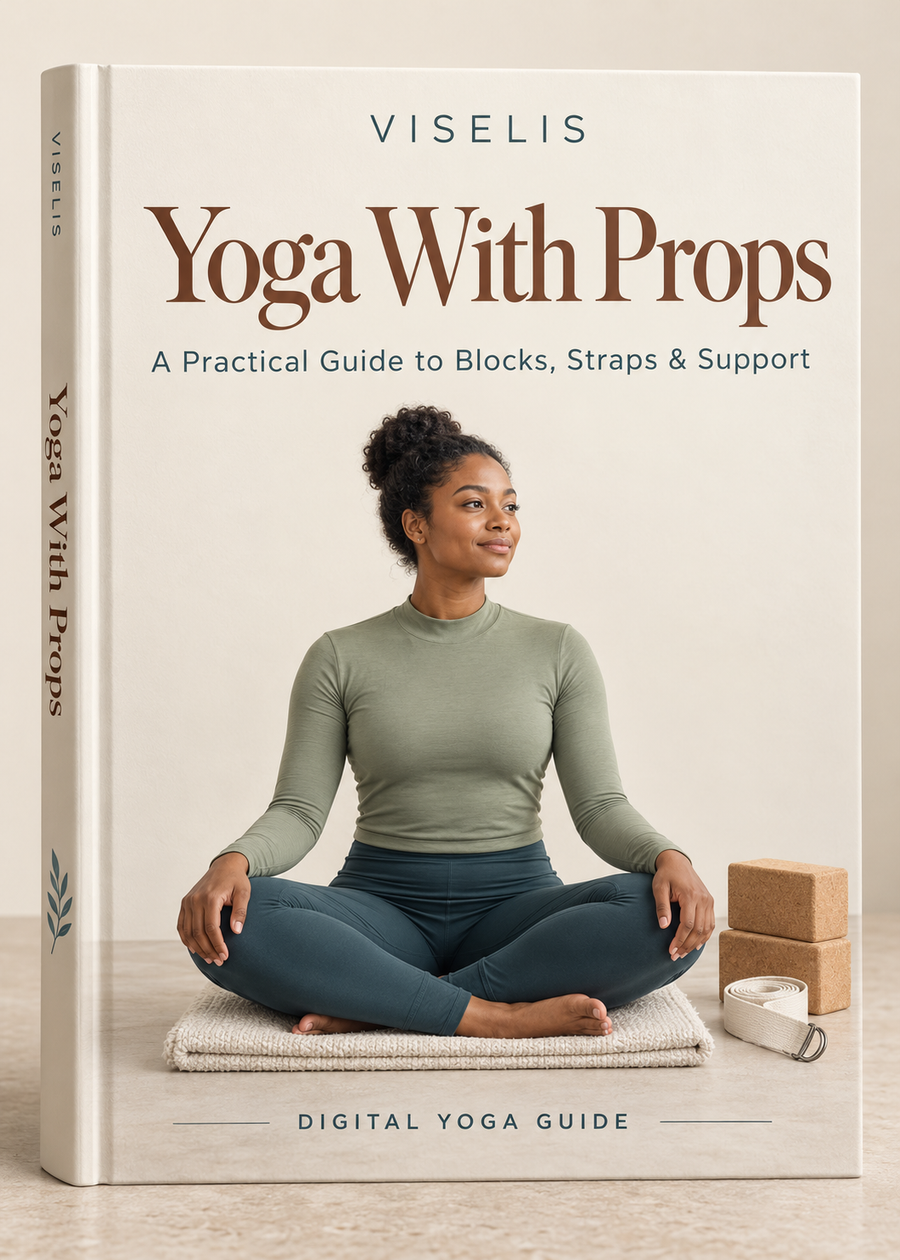 Ebook – Yoga With Props: A Practical Guide to Blocks, Straps & Support – Different Monthly Plans